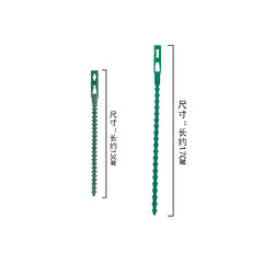 Fishbone Ribbon Green Plastic Garden Vine Strap