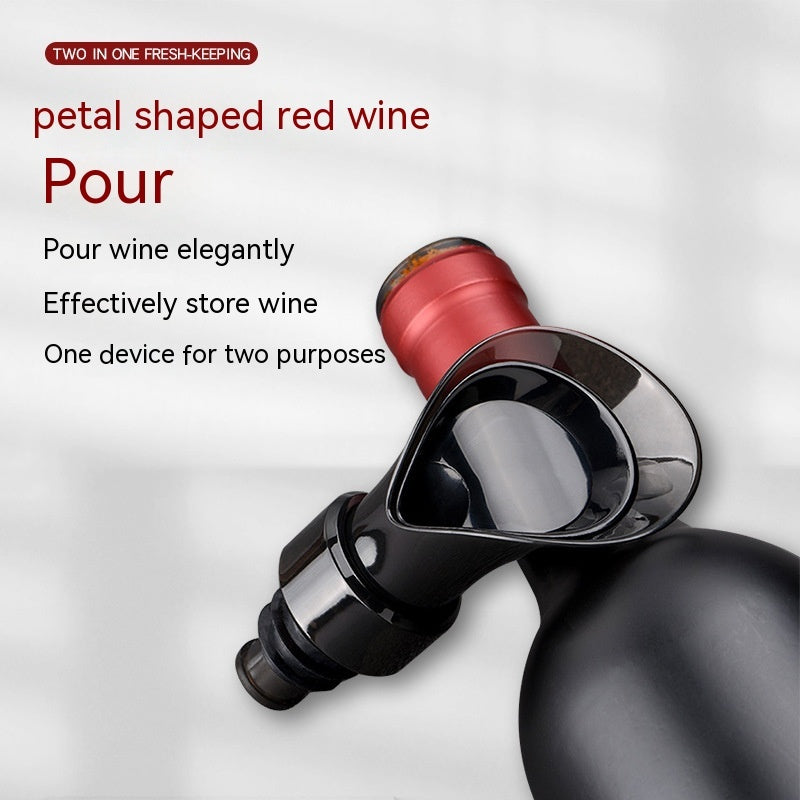 Hot Selling Creative Petal Type Wine Vacuum Preservative Stopper Wine Storage Wine Container