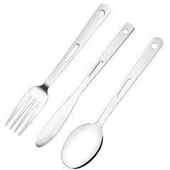 Tent Camping Kitchen RV Cooking Set Utensils Dining Fork Spoon Set