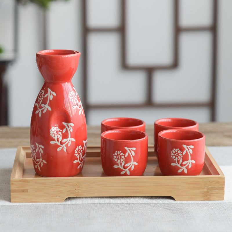 Household Ceramic Wine Pot Red Wine Set