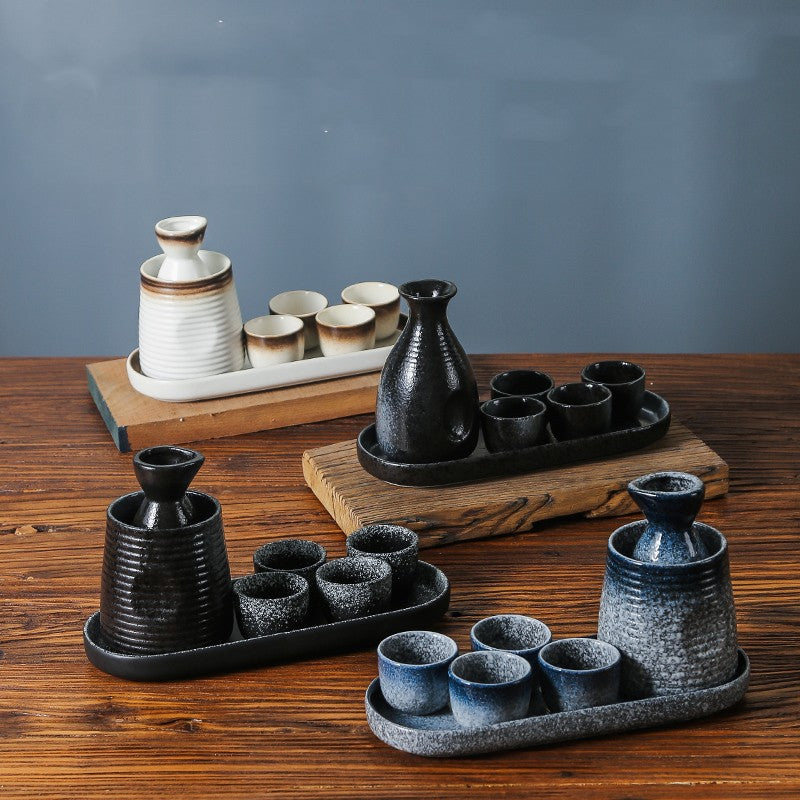 Japanese Style Japanese Ceramic Sake Wine Set Wine Warmer Shochu White Wine Cup